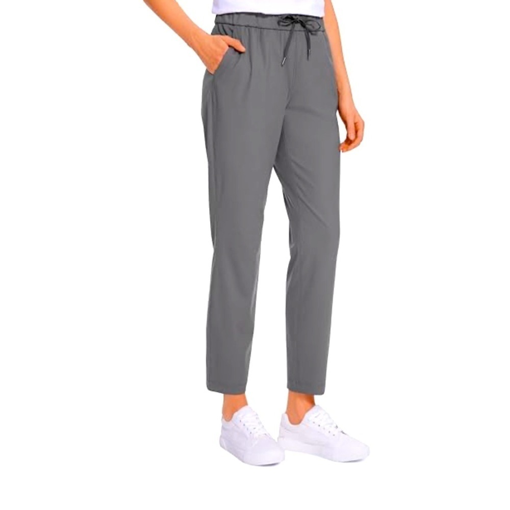 New- DKNY 14 Grey
drawstring & elastic Waist 
Cruise office Resort wear
Pants